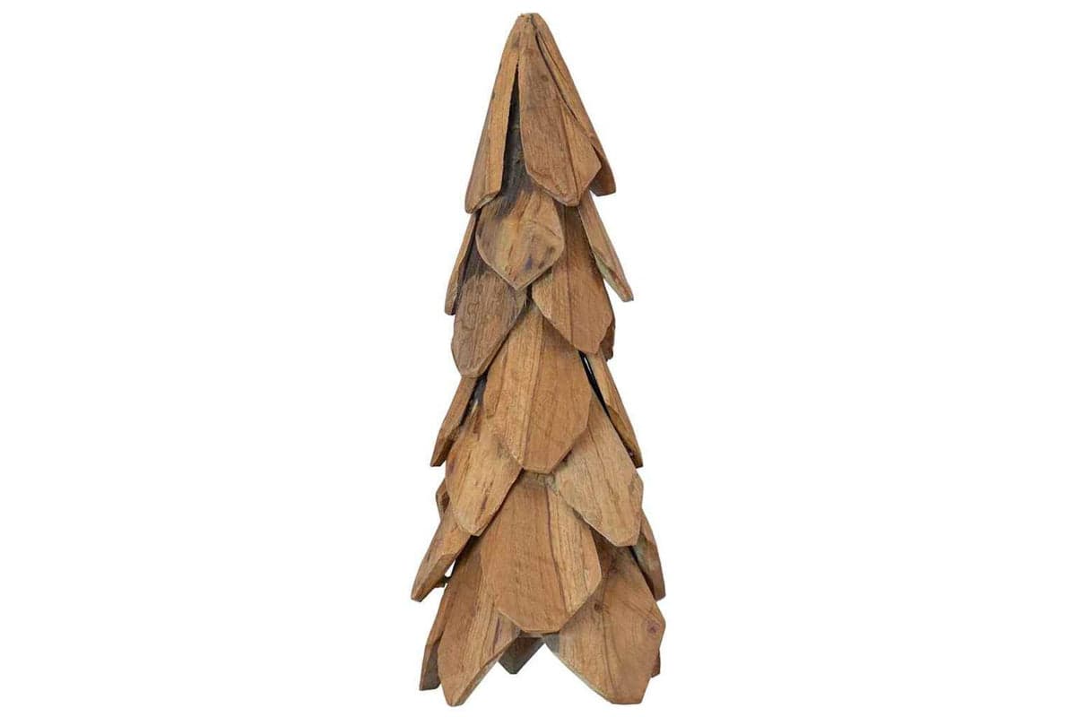 Vidaxl Christmas Tree With Stand Brown 50 Cm Solid Teak Wood