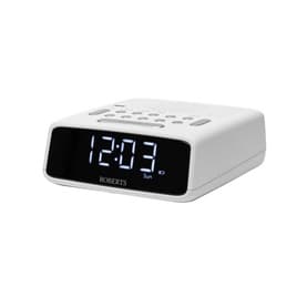 Ortus FM Dual Alarm Clock Radio in White