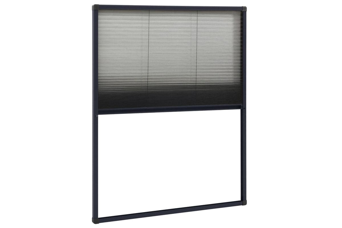 Vidaxl 148663 Plisse Insect Screen For Windows Aluminium Anthracite 60x80cm