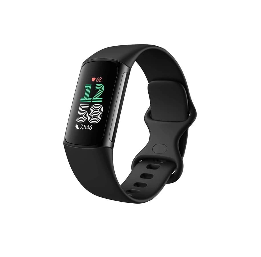 Fitbit GA05183BK Charge 6 Obsidian/Black Case – Black