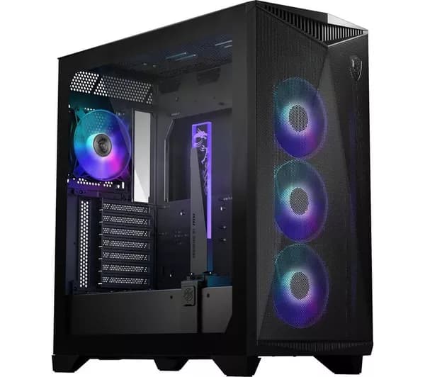 MSI MPG GUNGNIR 300R AIRFLOW E-ATX Mid-Tower PC Case - Black