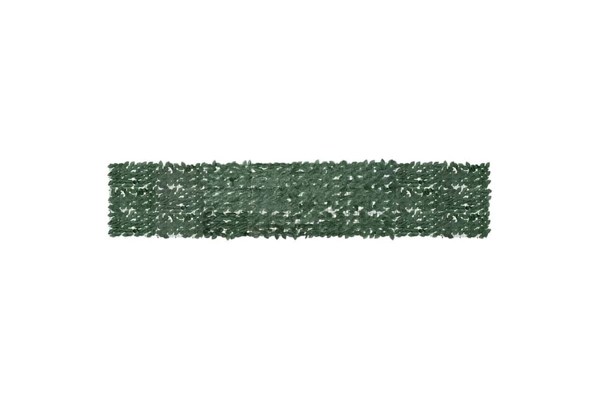 vidaXL 315484 Balcony Screen With Dark Green Leaves 400x75cm