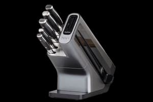Ninja Foodi StaySharp Knife Block with Integrated Sharpener | 5 Pieces