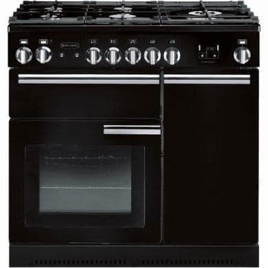 Rangemaster Professional Plus 90cm Gas Range Cooker - Black