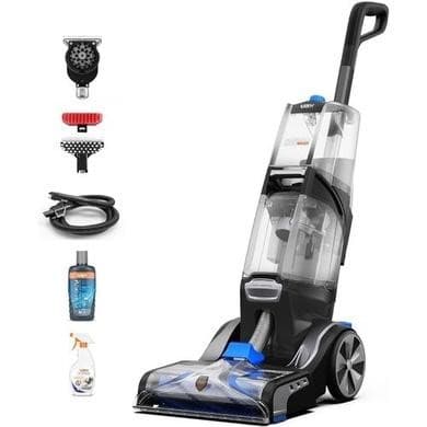 Vax Platinum SmartWash CDCW-SWXS Carpet Cleaner – Powerful Carpet & Upholstery Cleaner Charcoal & Blue