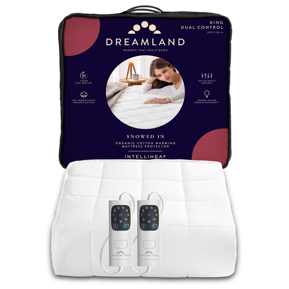 DREAMLAND            KING SIZE DUAL CONTROL MATTRESS PROTECTOR