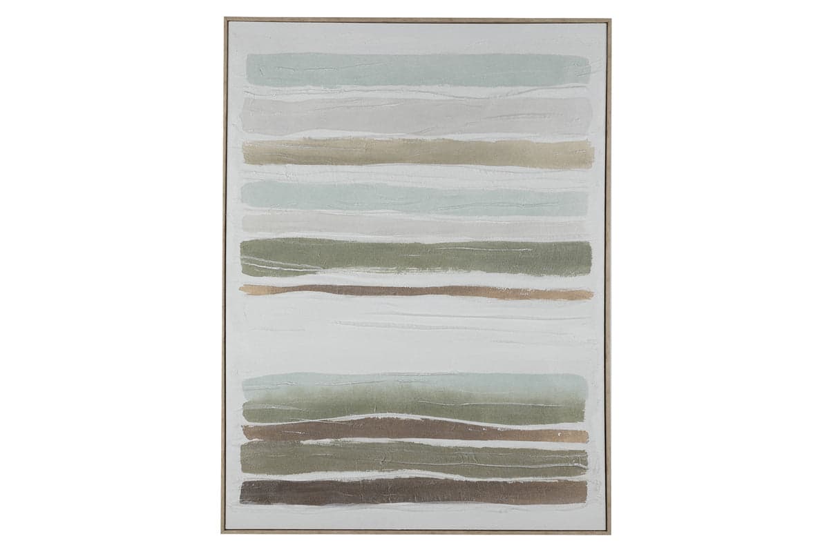 Vardon Framed Canvas Wall Art | Green | 120 x 90 cm