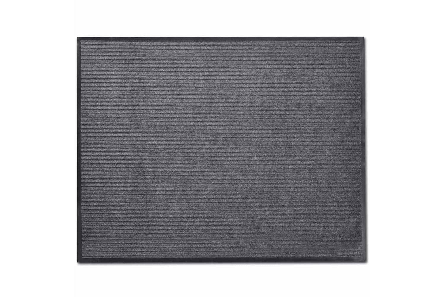 vidaXL 241274 Grey Pvc Door Mat 90 X 60cm
