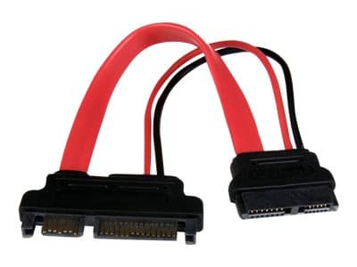 STARTECH.COM - StarTech 6in Slimline SATA to SATA Adapter with Power - Slim SATA (F) to SATA (M) - Slimline Serial ATA to SATA (SLSATAADAP6) - SATA adapter