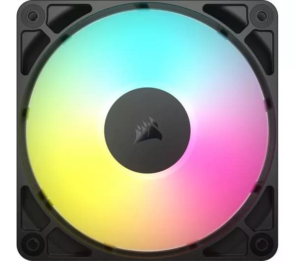 CORSAIR RS120 ARGB 120 mm PWM Case Fan - Triple Pack, Black