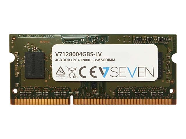 VIDEOSEVEN - V7 - DDR3 - module - 4 GB - SO-DIMM 204-pin - 1600 MHz / PC3-12800 - unbuffered