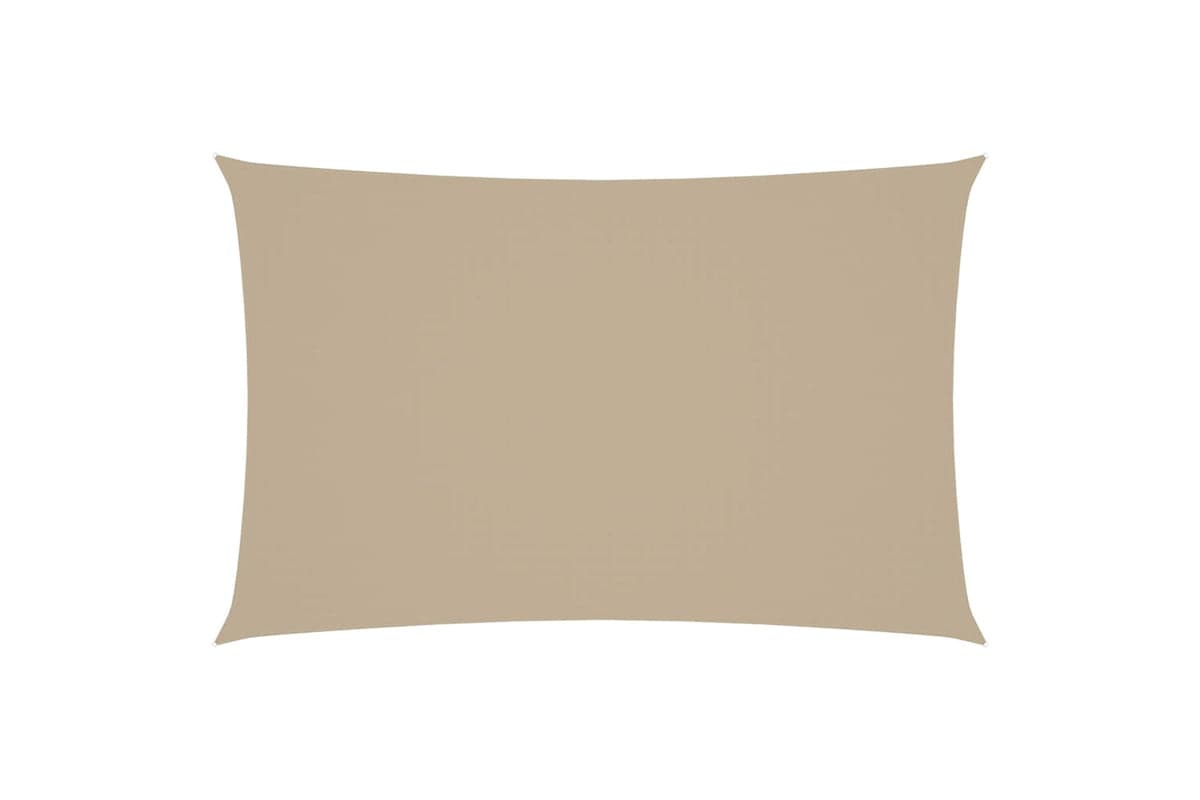 Vidaxl 135166 Sunshade Sail Oxford Fabric Rectangular 5x8 M Beige