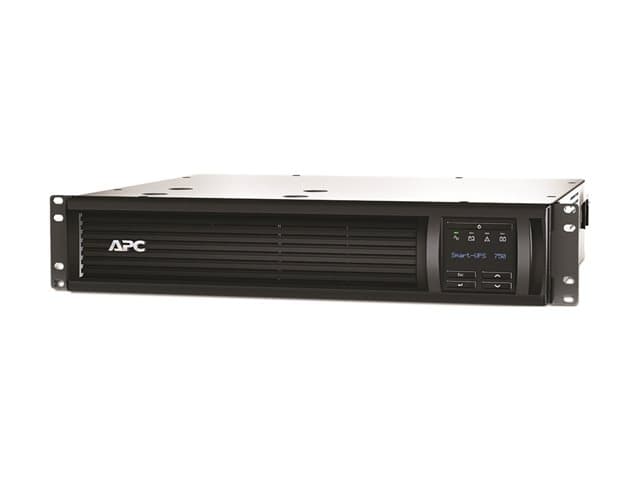 APC - Smart-UPS 750VA LCD RM - UPS (rack-mountable) - AC 230 V - 500 watt - 750 VA - Ethernet, RS-232, USB - output connectors: 4 - 2U - black - with APC UPS Network Management Card - for P/N: AR4018SPX432, AR4024SP, AR4024SPX429, AR4024SPX431, AR4024SPX432
