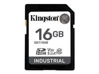 KINGSTON - Industrial - flash memory card - 16 GB - microSDHC UHS-I