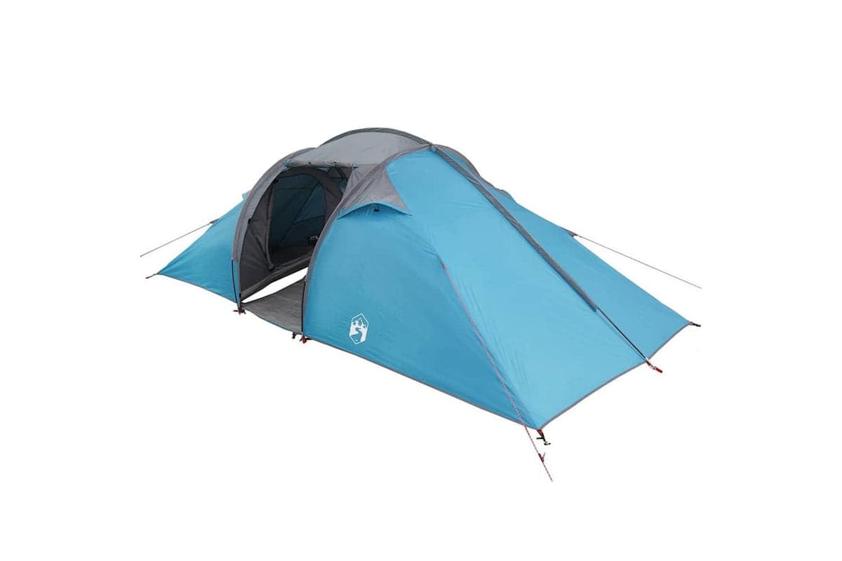 Vidaxl Tunnel Tent With Roof Blue 510 X 240 X 156 Cm Taffeta