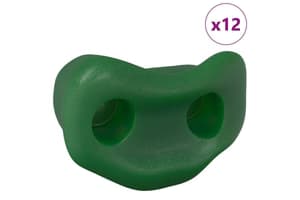Vidaxl Climbing Hold 12 Pcs Green 100 X 67 X 43 Mm Pp
