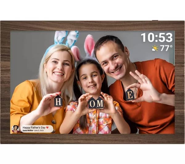 SANDSTROM SDPFHD10W25 10.1" Digital Photo Frame - Brown
