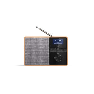 Philips TAR5505/10 radio Portable Digital Black, Grey, Wood