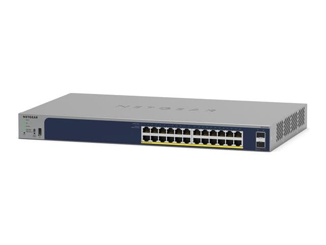 NETGEAR - Smart GS728TPP - Switch - L3 Lite - smart - 24 x 10/100/1000 (PoE+) + 4 x SFP - rack-mountable - PoE+ (720 W)