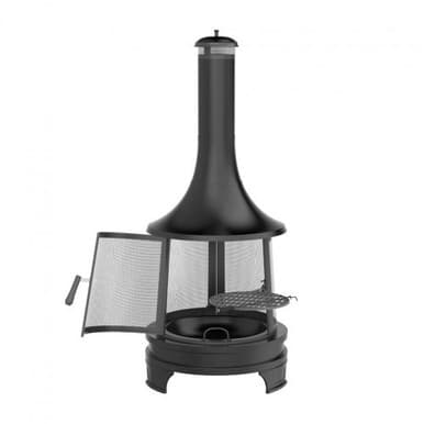 Haloo Alpine Chiminea Outdoor Wood Burning Fire Pit | CHIMINEAWOODBURNING-COOKINGPIT