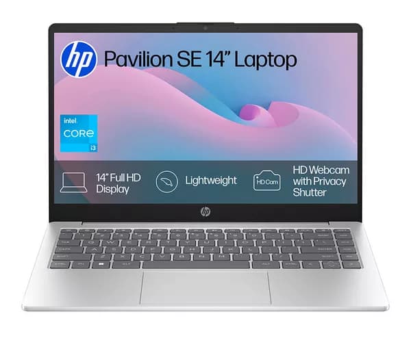 HP Pavilion SE 14-ep0530sa 14" Laptop - Intel® Core™ i3, 128 GB UFS, Natural Silver