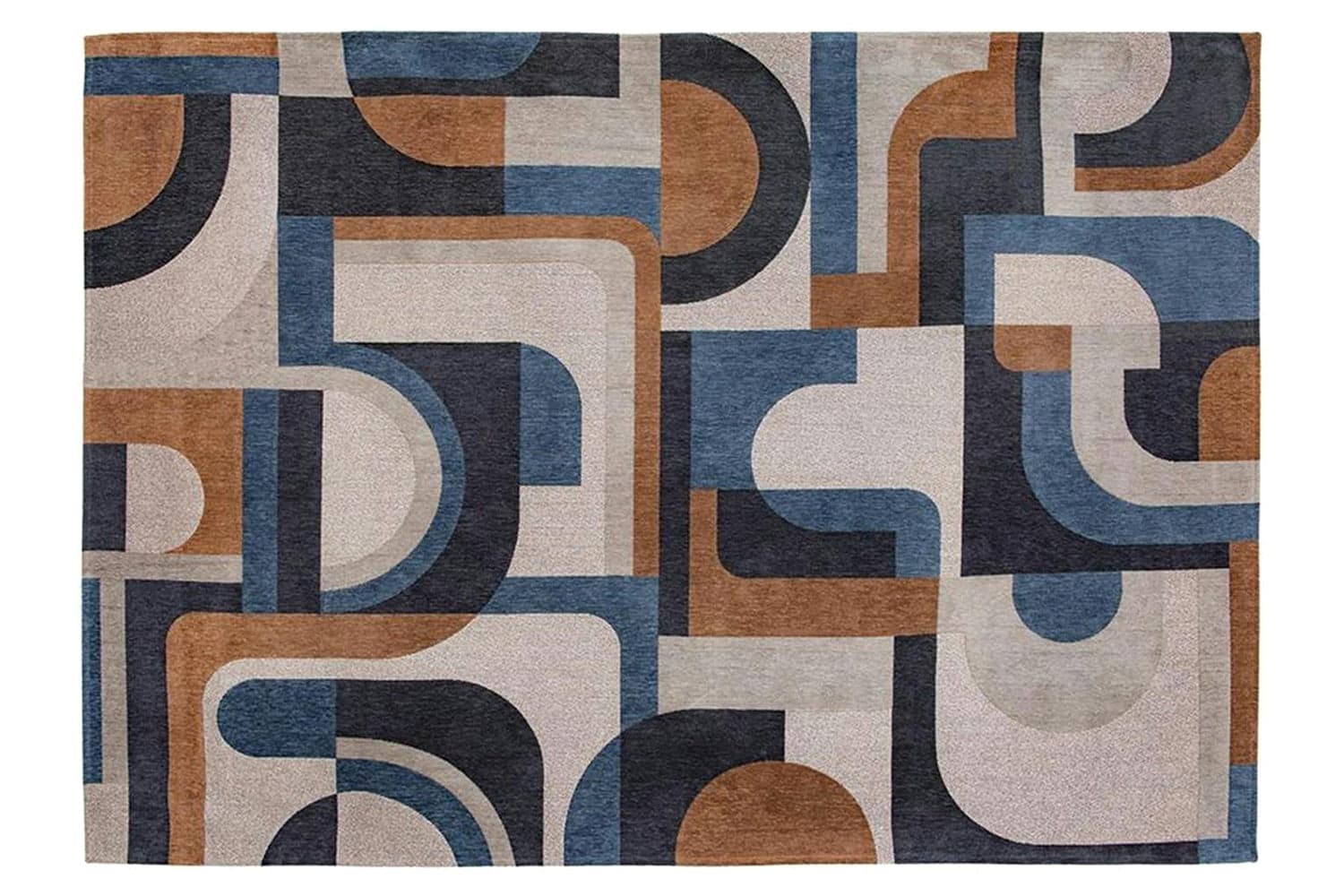 Louis De Poortere | Module Eco Rug | Camel Blue | 200 x 280 cm
