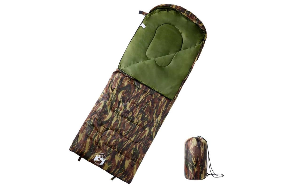 Vidaxl Sleeping Bag For Adults Camping 3-4 Seasons