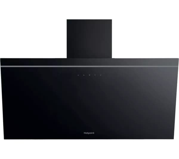 HOTPOINT PHVP 82F LT K Chimney Cooker Hood - Black