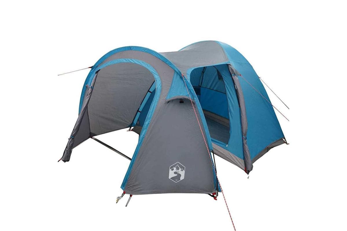 Vidaxl Dome Tent Dome With Roof With Storage Blue 384 X 254 X 170 Cm