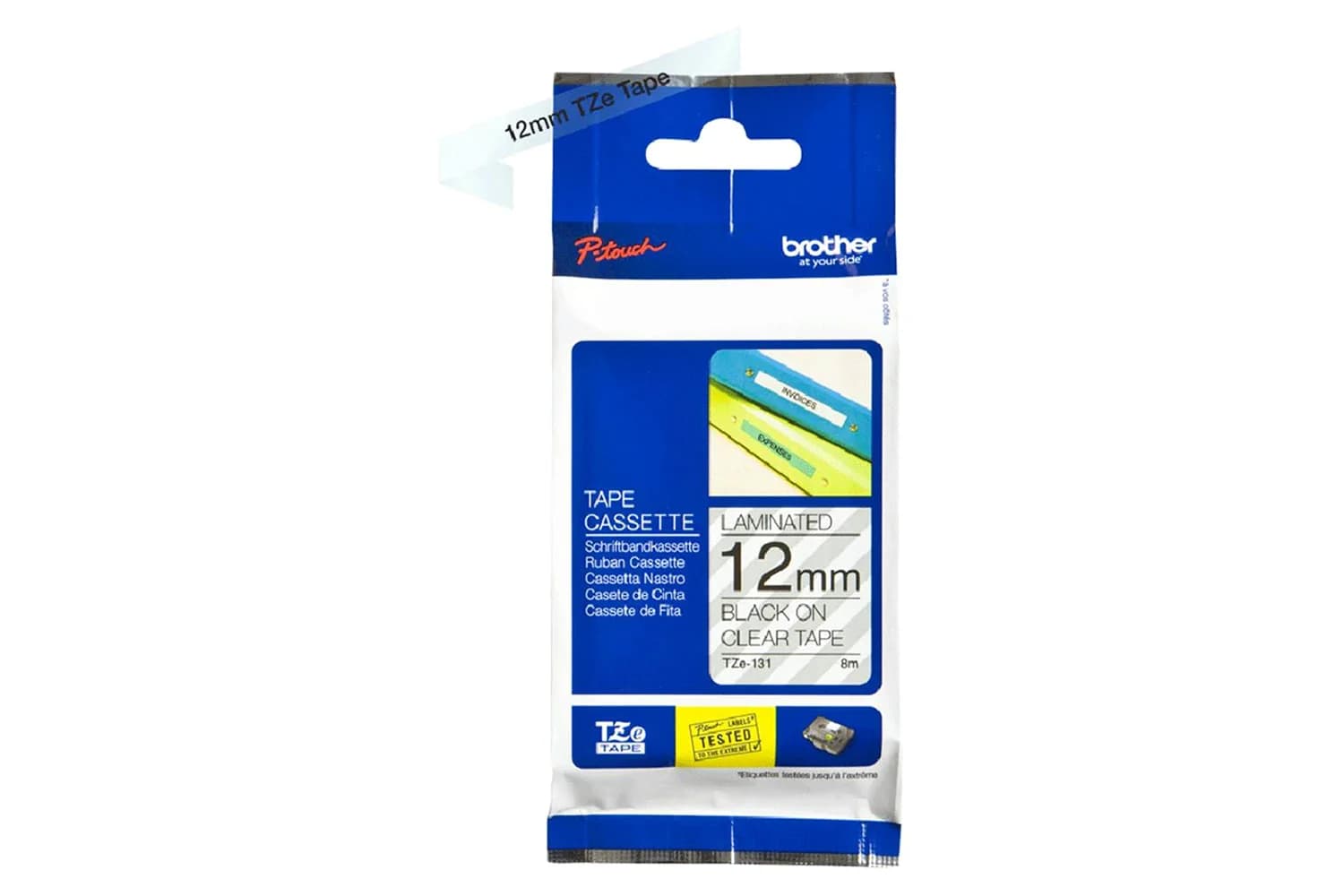 Brother TZe131 12mm Labelling Tape Cassette | Black