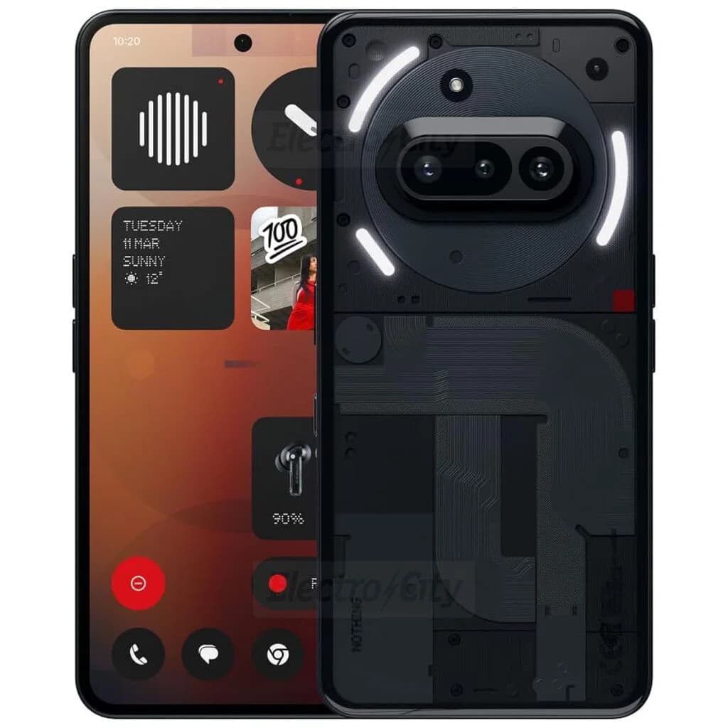 Nothing Phone 3(a) 6.8 Inch 256GB 5G Smartphone | Black