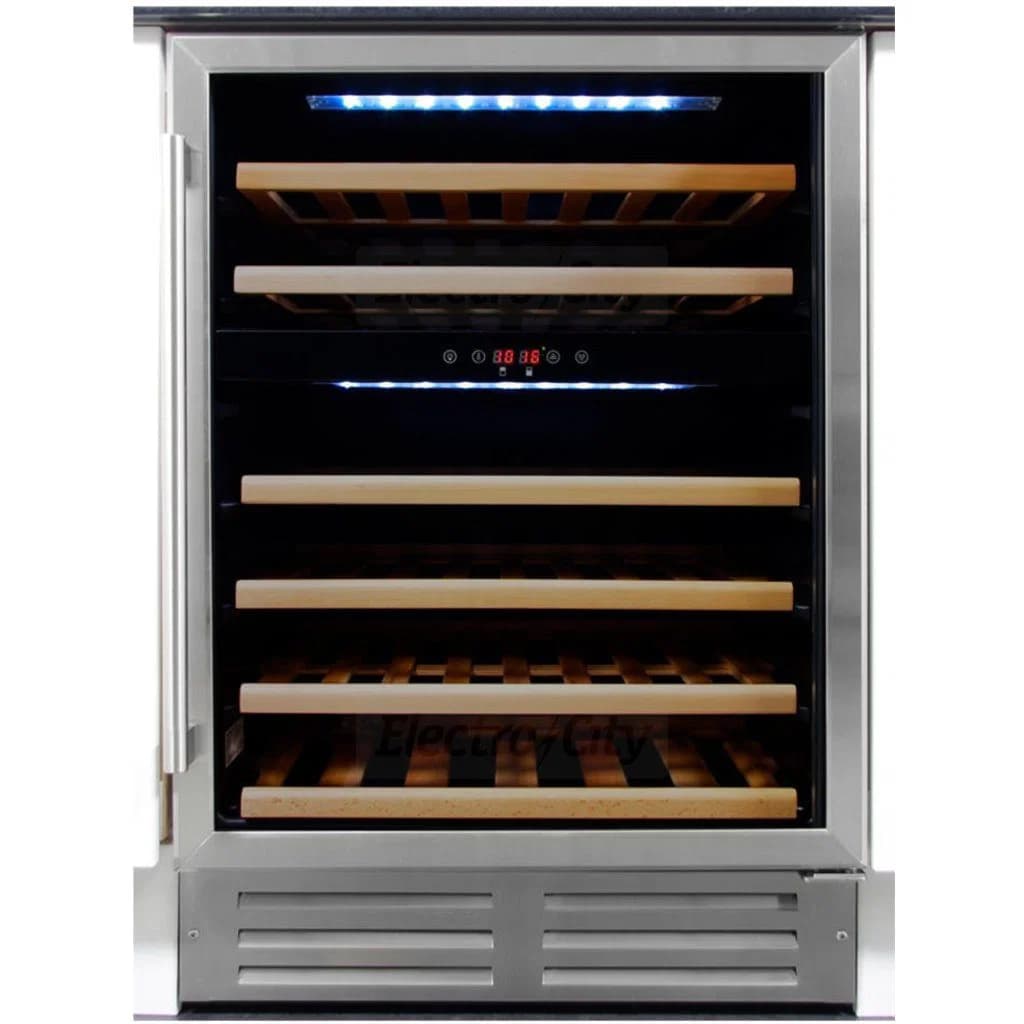 Cata Built-In 46 Bottle Wine Cooler | Stainless Steel