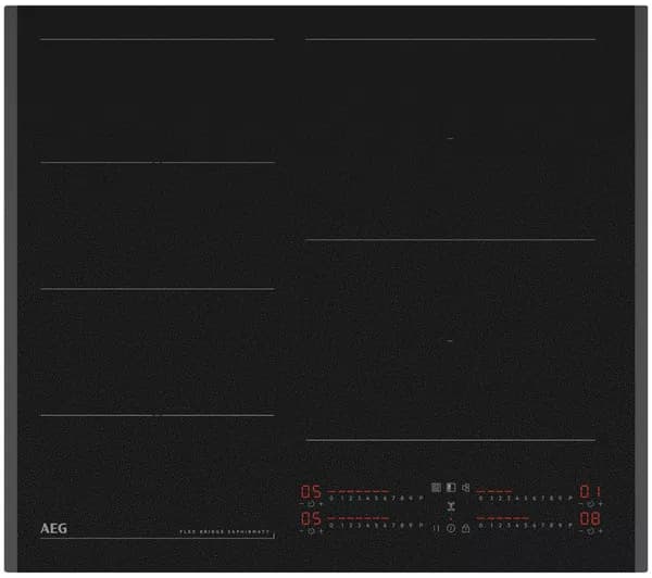 AEG 6000 FlexiBridge TI64IG00FZ 60 cm Electric Induction Hob - SaphirMatt Black