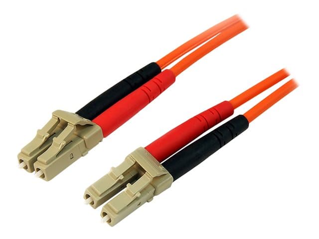 STARTECH.COM - Startech 2m Fiber Optic Cable - Multimode Duplex 50/125 - LSZH - LC/LC - OM2 - LC to LC Fiber Patch Cable (50FIBLCLC2) - network cable - 2 m - 2 m