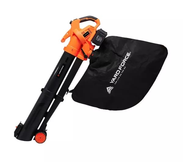 YARD FORCE LB C20C-UK 40 V Cordless Leaf Blower & Garden Vacuum - Black & Orange