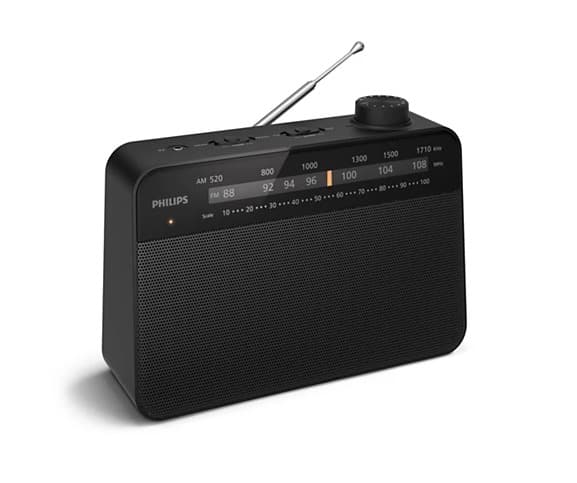 Phillips Portable FM/MW Radio - Black | TAR2509