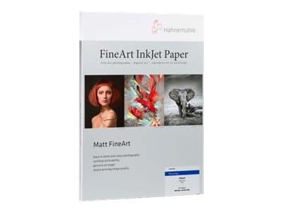 HAHNEMUEHLE - Hahnemühle Digital FineArt Photo Rag - photo paper - smooth matte - 25 sheet(s) - A3 Plus - 188 g/m²