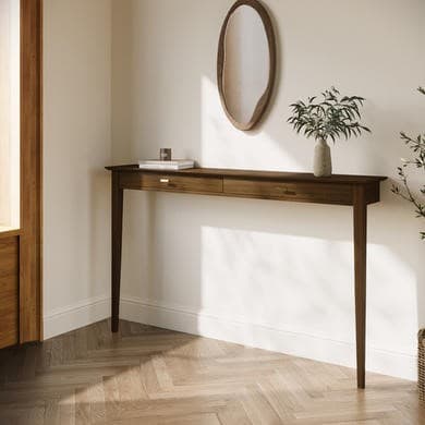 Large Walnut Console Table - 150cm - Noa
