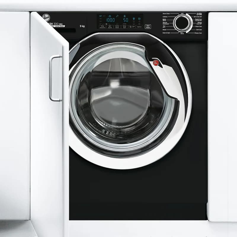 Hoover H-WASH 300 PRO 9KG 1600RPM Built-In Washing Machine - Black | HBWOS69TAMCBET80