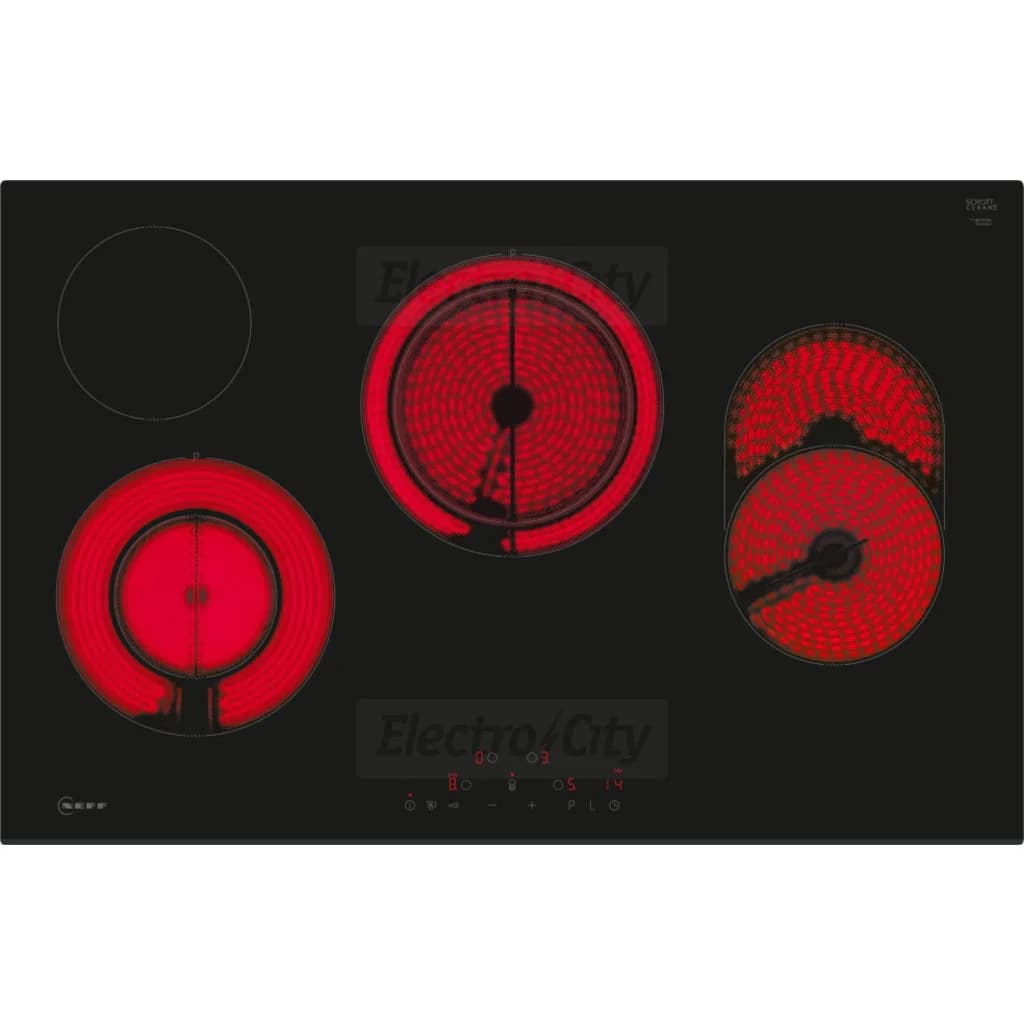 Neff N 70 80cm Electric Ceramic Hob with Touch Control | Black