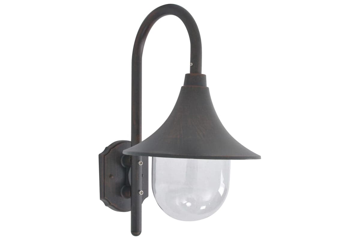 vidaXL 44213 Garden Wall Lamp E27 42cm Aluminium Bronze