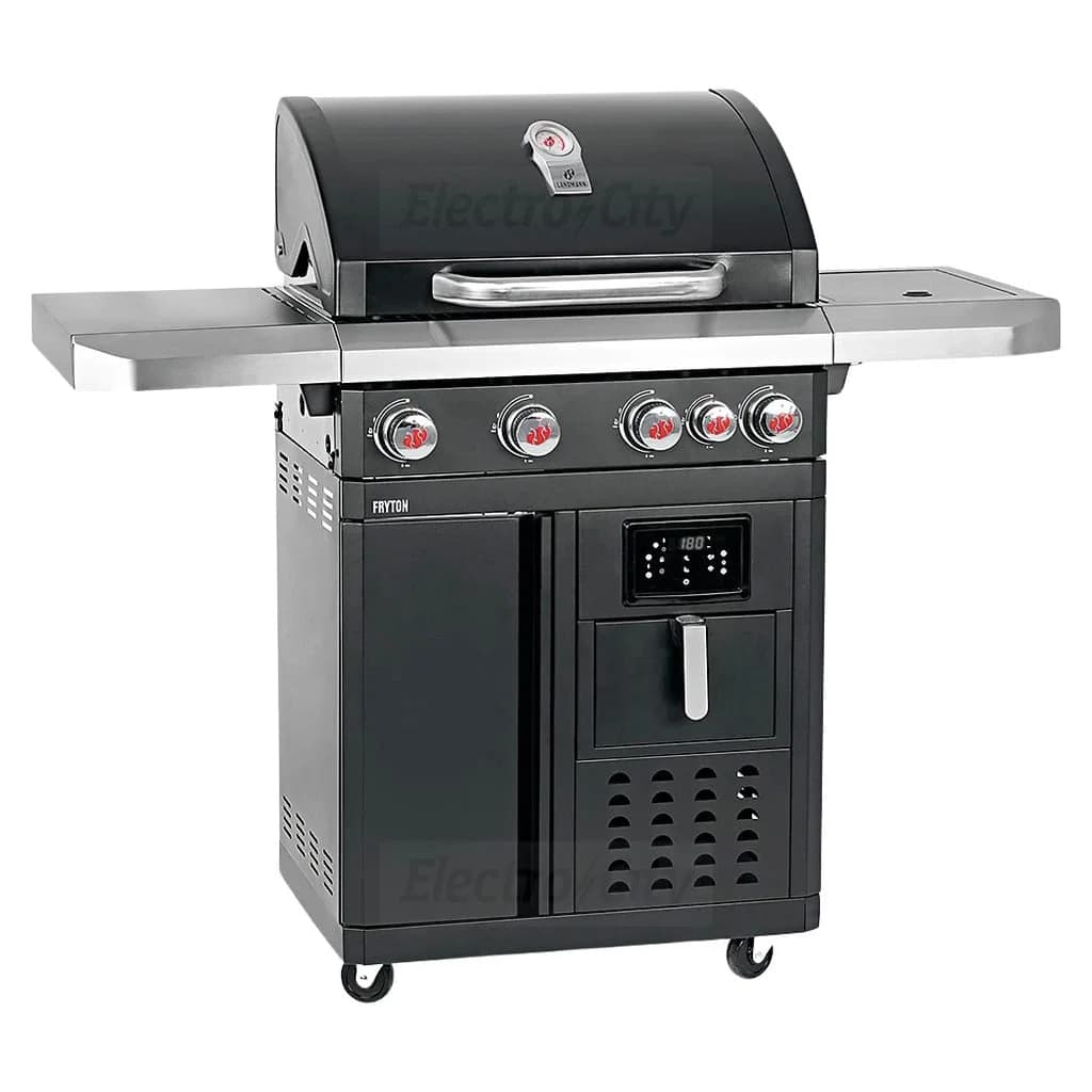 Landmann Fryton 4.1 Burner Gas BBQ with Integrated 3.5 Litre Air Fryer