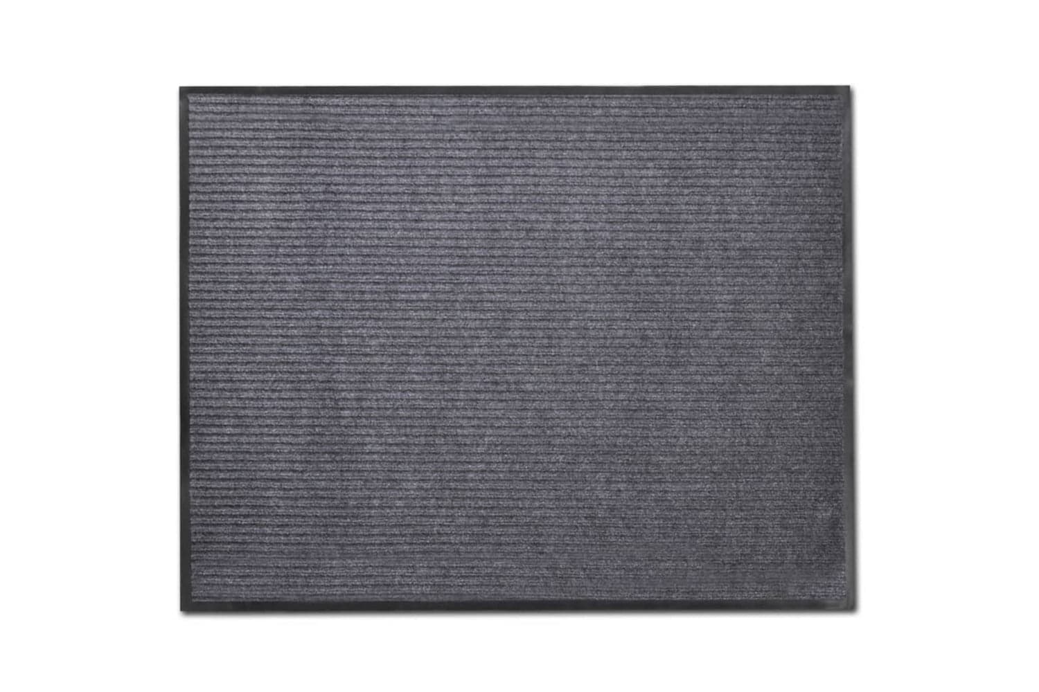 vidaXL 241276 Grey Pvc Door Mat 90 X 150cm