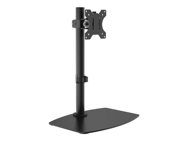 VISION - Monitor desk stand mount - fits display 13 to 32" with VESA sizes 75 x 75 or 100 x 100 - post height 452 mm - rotate - swivel and tilt - quick release - thumbscrews - swl 8 kg - matt black