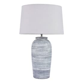 Afina Striped Table Lamp