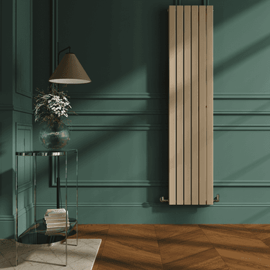 Riace Elk brown Vertical Flat Designer Radiator 1800x408mm Double Panel 4168 BTU