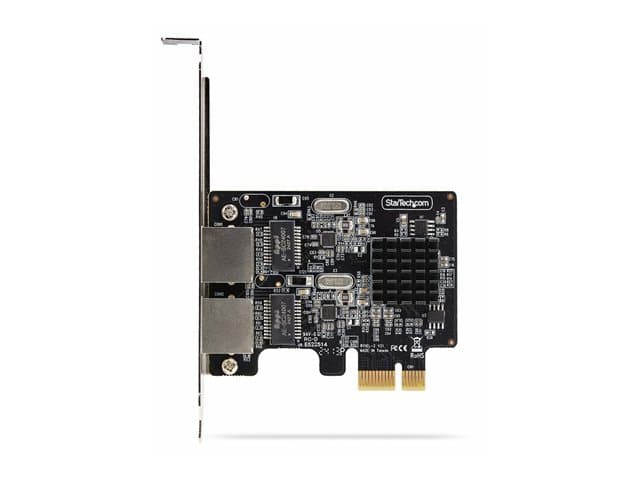 STARTECH.COM - Startech 2-Port Gigabit PCIe Network Adapter Card, TAA Compliant - network adapter - PCI Express x1 - Gigabit Ethernet x 2 - TAA Compliant