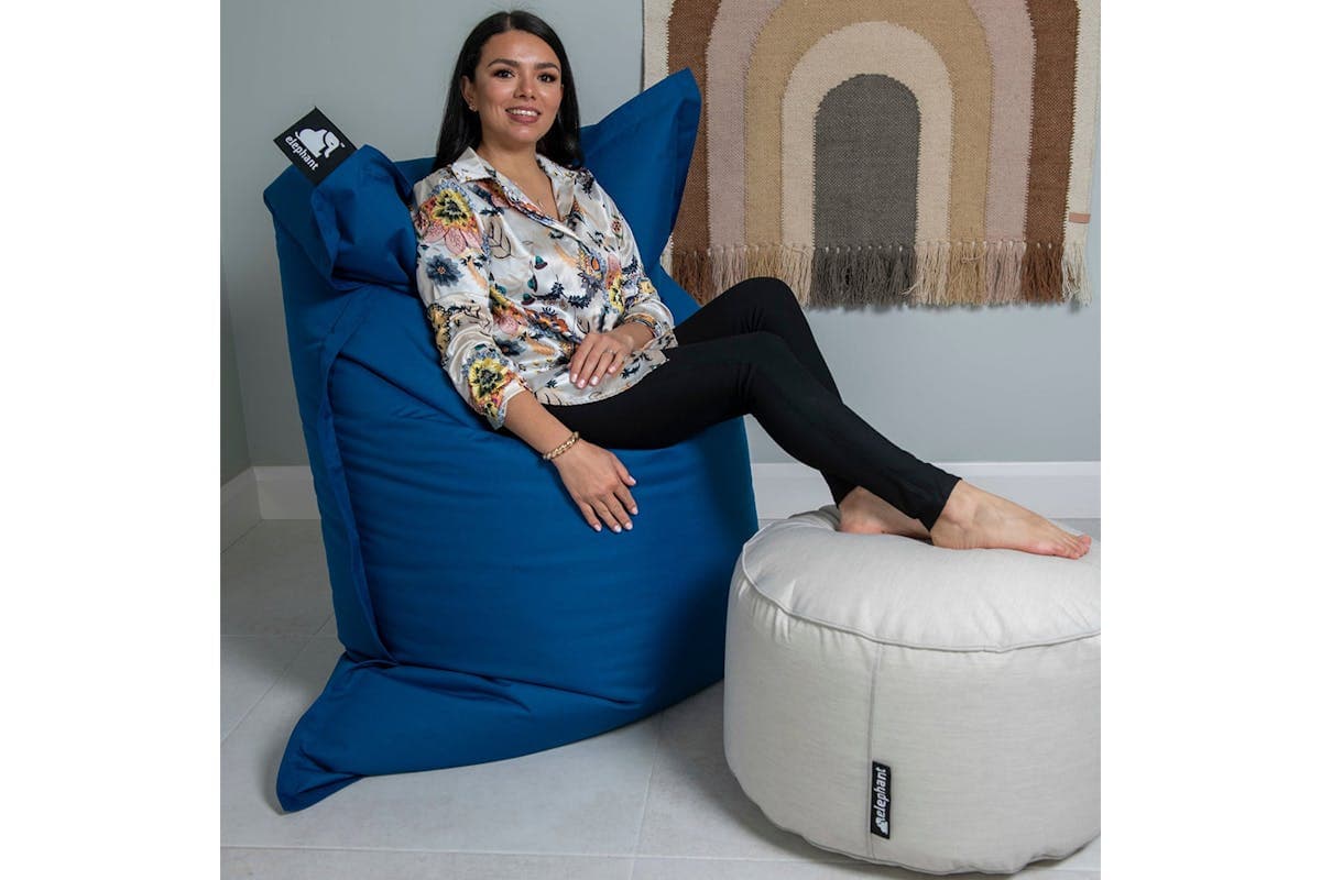 Elephant Jumbo Classic Nylon Bean Bag | Midnight Blue