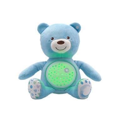 Chicco First Dreams Blue Baby Bear Plush And Projector | 00008015200000
