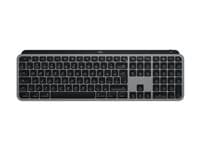 LOGITECH - Master Series MX Keys S for Mac - Keyboard - full size - backlit - wireless - Bluetooth LE - QWERTY - UK - space grey